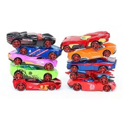 Avengers Metal Super Action Hero Metal Die Cast, Character Cars Set Toy Pack of 10 Mini-Alloy Car Models (Multicolor)