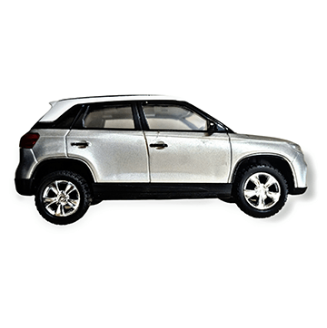 Bretza White Car (New Release) (Silver, Pack of: 1)