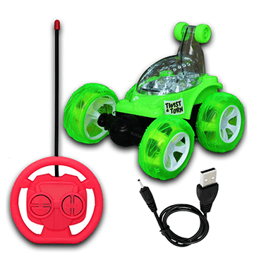 360 Degree Stunt Rolling Tornado pro Racing car (Green)
