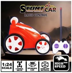 ToysNus 1:24 scale 360 degree Radio Control Stunt car (Orange)