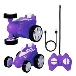 ToysNus 1:24 scale 360 degree Radio Control Stunt car (Purple)