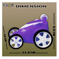 ToysNus 1:24 scale 360 degree Radio Control Stunt car (Purple)