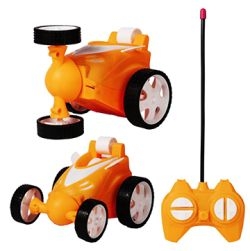 ToysNus 1:24 scale 360 degree Radio Control Stunt car (Yellow)