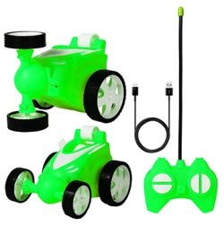 ToysNus 1:24 scale 360 degree Radio Control Stunt car (Green)