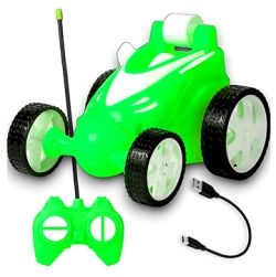 ToysNus 1:24 scale 360 degree Radio Control Stunt car (Green)