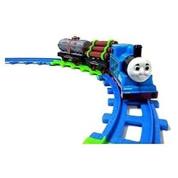 11 pc Thomas cartoon train with combination track