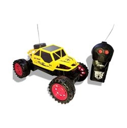 Remote Contol Rock Crawler Car Toy -Plastic Body-Off Road Truck (Yellow)