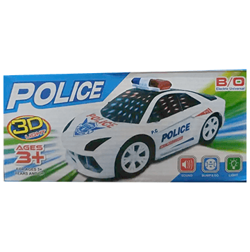 Police 3D Light car for kids