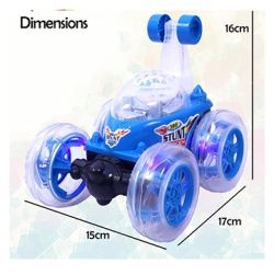 Remote Control Stunt Car (Light & Sound) (Blue)