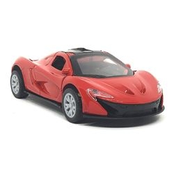 Die-Cast Metal Racing Car Toy, Diecast Vehicl for Kids, Open Door & Pull Back) (Red, Pack of: 1)