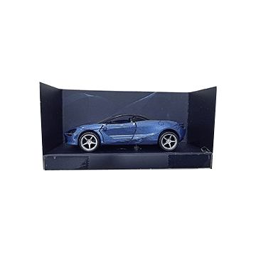 Die-Cast Metal Racing Car Toy, Diecast Vehicl for Kids, Open Door & Pull Back) (Blue, Pack of: 1)