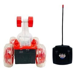 Remote Control Stunt Car (Light & Sound) (Red)