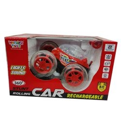 Remote Control Stunt Car (Light & Sound) (Red)