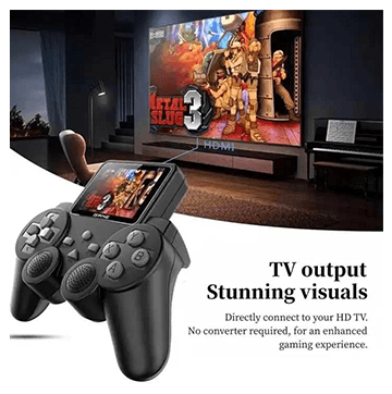 S10 Game Console Box: Wireless Gamepad & 520 Games Black Edition (Code in the Box - for PSP)