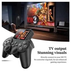 S10 Game Console Box: Wireless Gamepad & 520 Games Black Edition (Code in the Box - for PSP)