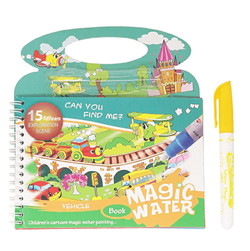 Vehicle Water Magic Book (Big)