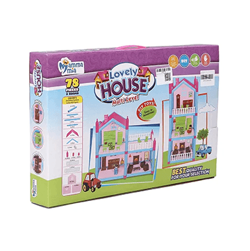 Mamma Mia Lovely House Multi Level(78Pcs)