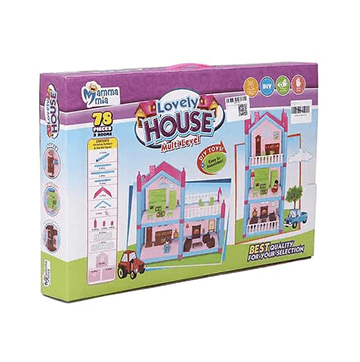 Mamma Mia Lovely House Multi Level(78Pcs)