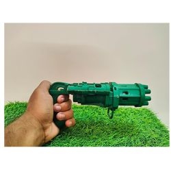 Gatling 8 Hole Electric Bubble Gun (Green)