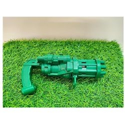 Gatling 8 Hole Electric Bubble Gun (Green)