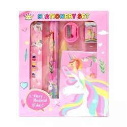 Unicorn Printed Pencil Mini Stationery Set with Small Diary