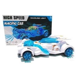 KV High Speed Racing B/O Car with Dazzling 5d Light and Music