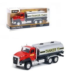 Max Metal Die Cast 1.50 Scale Pull Back Metal Alloy fire brigade