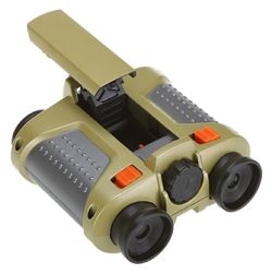 Binoculars Night Scope 4x30 Telescope with Pop-up Spotlight and Night-Beam Vision