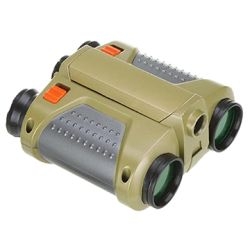 Binoculars Night Scope 4x30 Telescope with Pop-up Spotlight and Night-Beam Vision