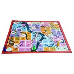 Ekta 4 in 1 Family Strategy Board Games | Tambola, Chess, Ludo and Snakes & Ladders Educational Family Games