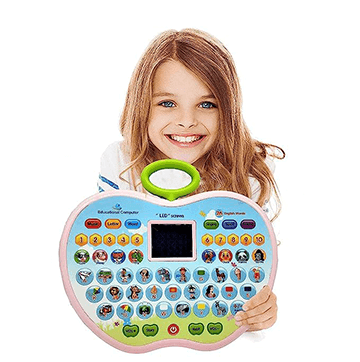 Apple Educational Computer ABC and 123 Learning Kids Laptop with LED Display and Music