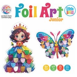 Ratnas Foil Art Junior A Fabulous Diy Fun Activity With Colourful Foil