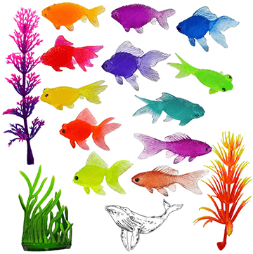 KV Little Cute Fish Colourful set