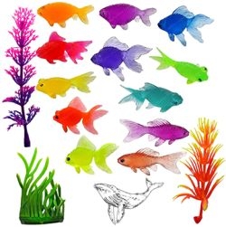 KV Little Cute Fish Colourful set