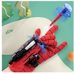 Spider-Man Web-Slinger Glove: Shoot, Stick, and Swing into Action Spider Web Shooters