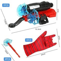 Spider-Man Web-Slinger Glove: Shoot, Stick, and Swing into Action Spider Web Shooters