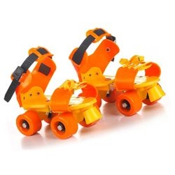 Dry Skates for Kids with Front Breaks (Yellow)