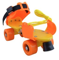 Dry Skates for Kids with Front Breaks (Yellow)