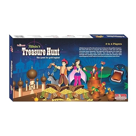 Toymate Alibaba 's Treasure Hunt- A New Concept Family Board Game Age 6 Years to Adult.