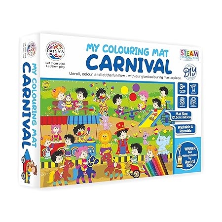 Coloring Mat Carnival Printed