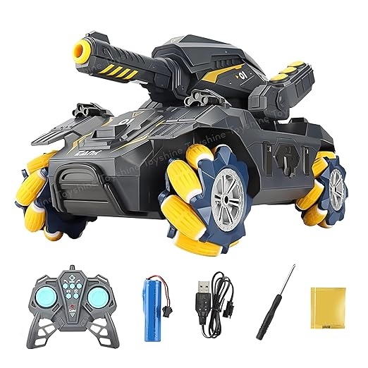 Lumo Ball Shooter Remote Control 2.4GHz Rechargeable RC Car Tank Toy
