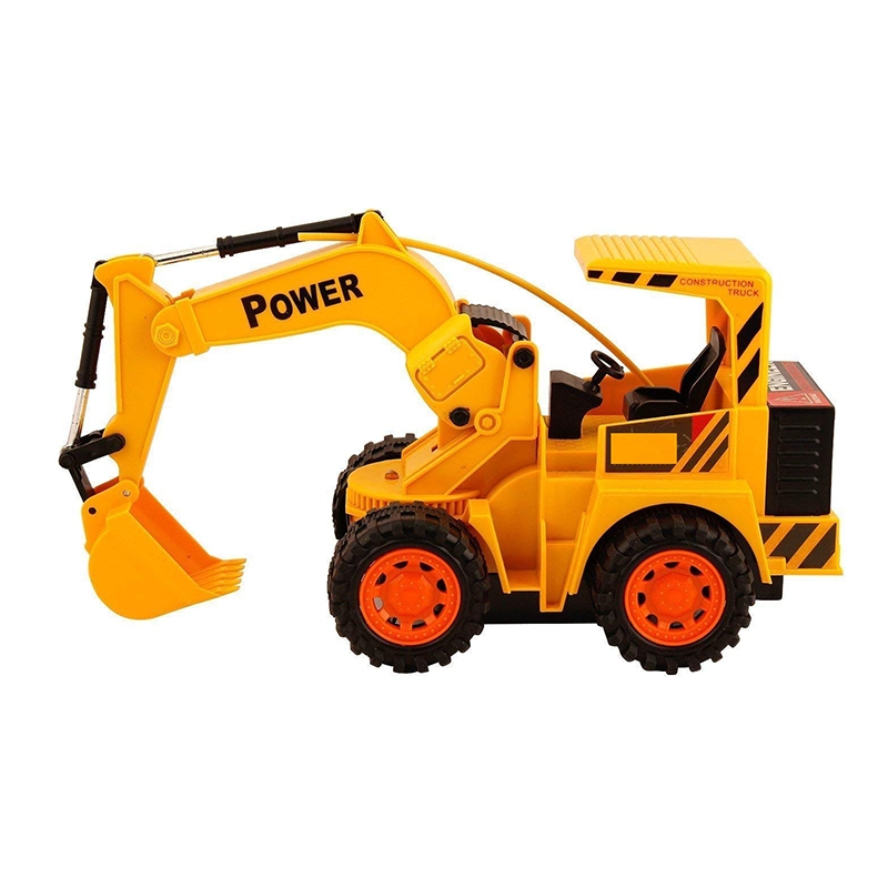 CB Cheetah Remote Control and LED Flash Lights JCB Plastic Truck
