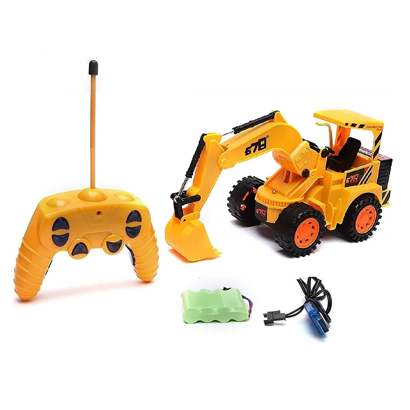 CB Cheetah Remote Control and LED Flash Lights JCB Plastic Truck