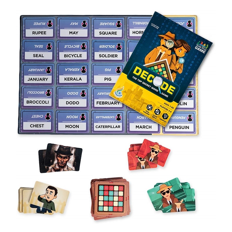 Decode The TOP Secret Word Board Game