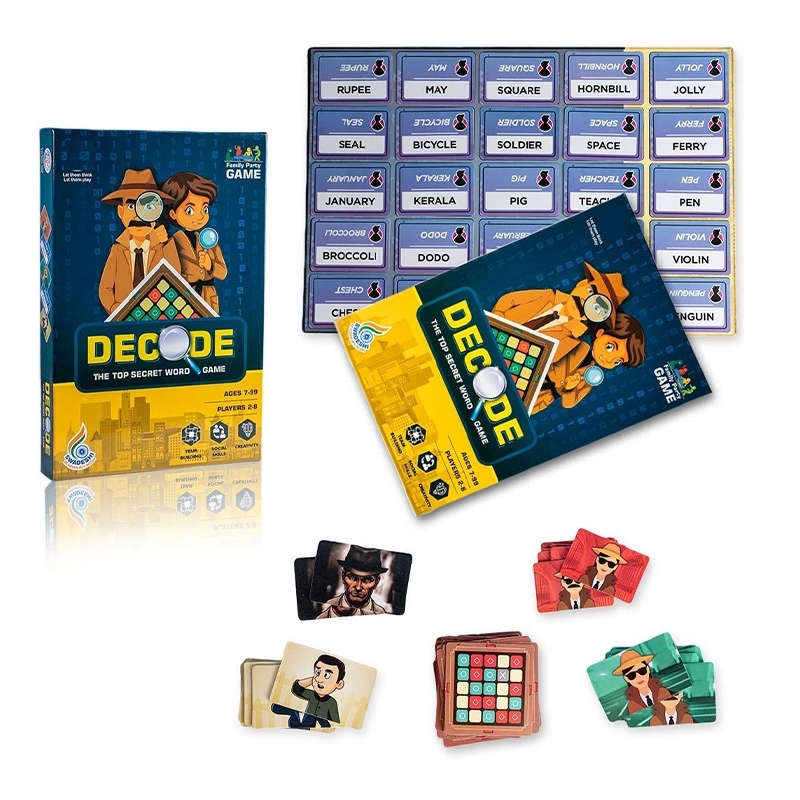 Decode The TOP Secret Word Board Game