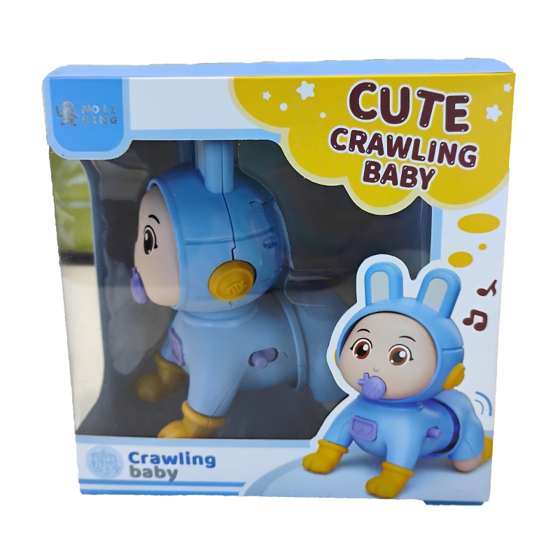 Mini interesting sound effect crawling doll