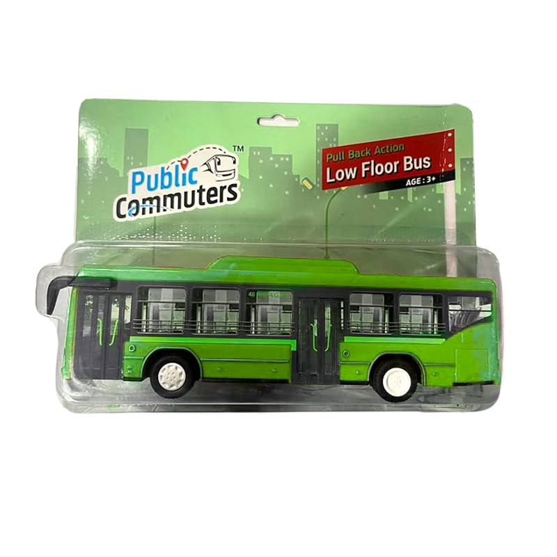 Low Floor Bus Pullback Action (Green)