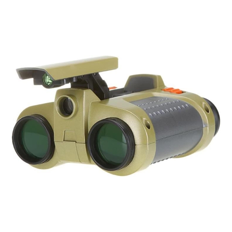 Binoculars Night Scope 4x30 Telescope with Pop-up Spotlight and Night-Beam Vision