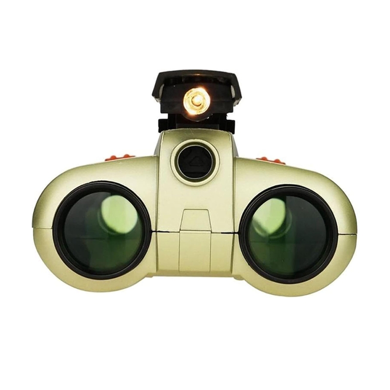 Binoculars Night Scope 4x30 Telescope with Pop-up Spotlight and Night-Beam Vision