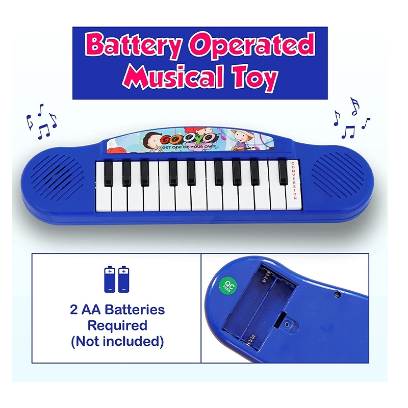 Gooyo GY3716 Mini Portable Piano Keyboard Musical Toy (Blue)